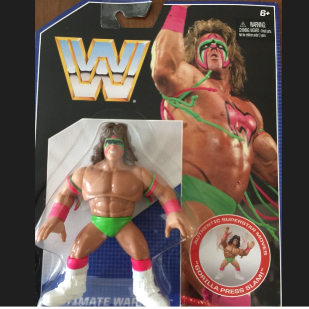 Retro Mattel Wrestling Figure:The Ultimate Warrior